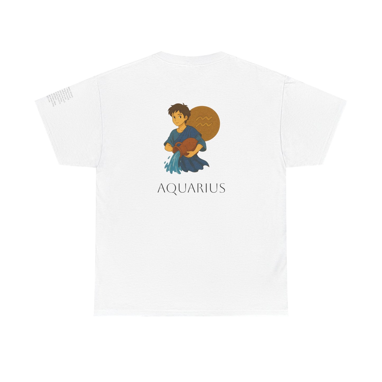 AQUARIUS - Dreamy Zodiac T-Shirts – The Magic of the Stars in Ghibli Style