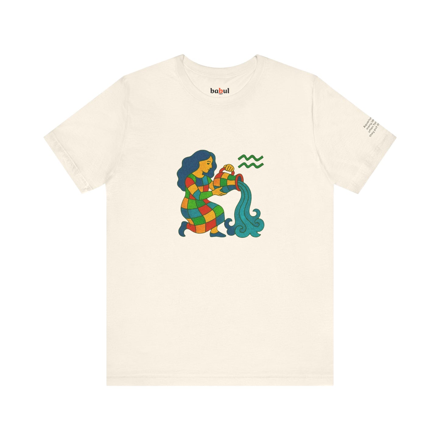 AQUARIUS - T-shirt, The Zodiac Signs According to Saint Phalle