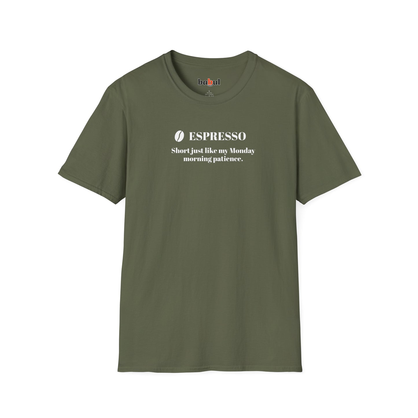 CoffeeTherapy T-Shirt – Irony Is the Best Cure (Right After Coffee)