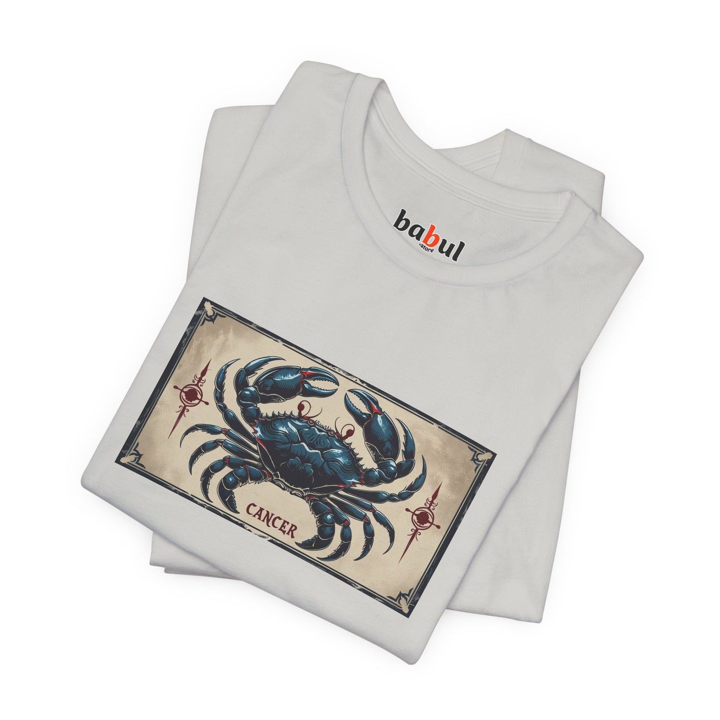 Cancer - Gothic Zodiac T-Shirt. Zodiac in the Shadows