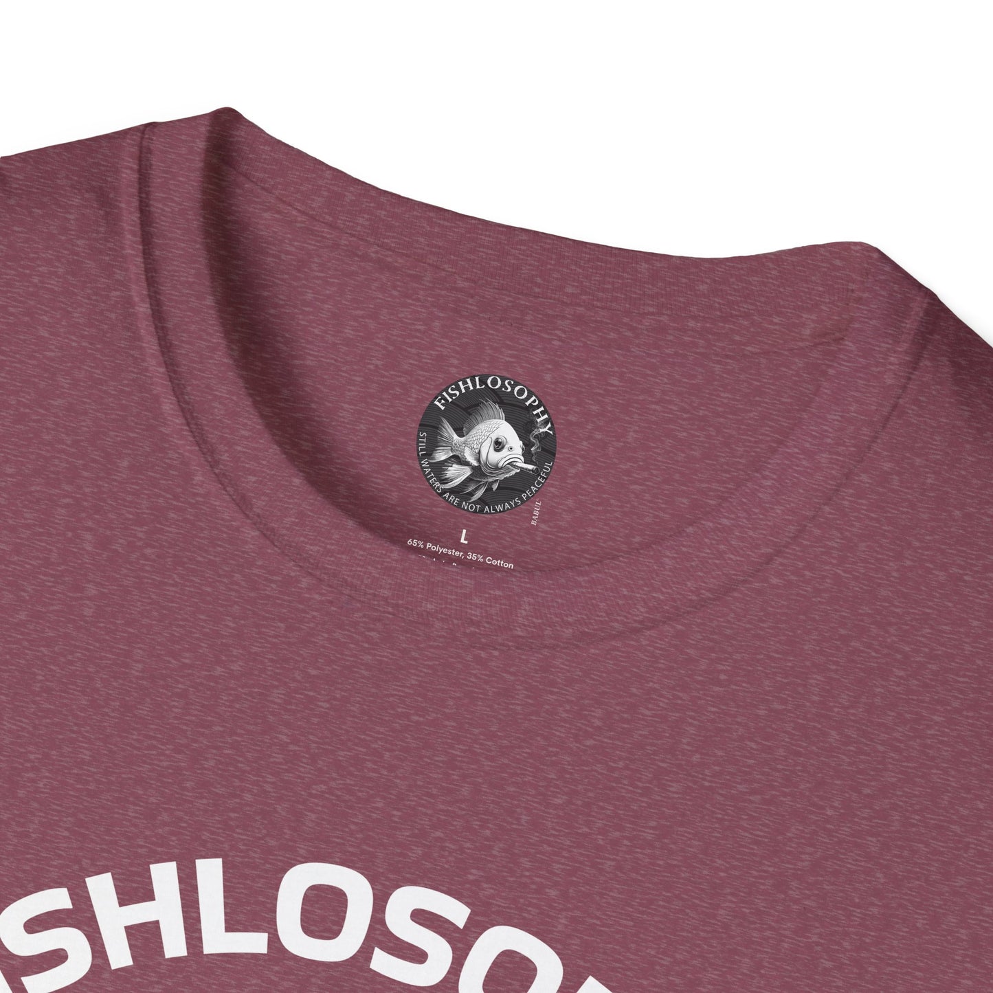 Fishlosophy Unisex T-Shirt - Ocean Vibes and Life's Questions Design - PEARLS OF WISDOM FROM THE FISH WORLD