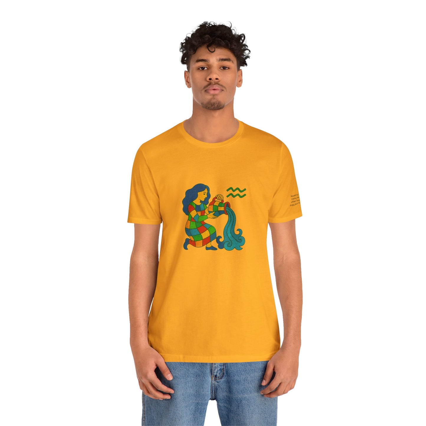 AQUARIUS - T-shirt, The Zodiac Signs According to Saint Phalle