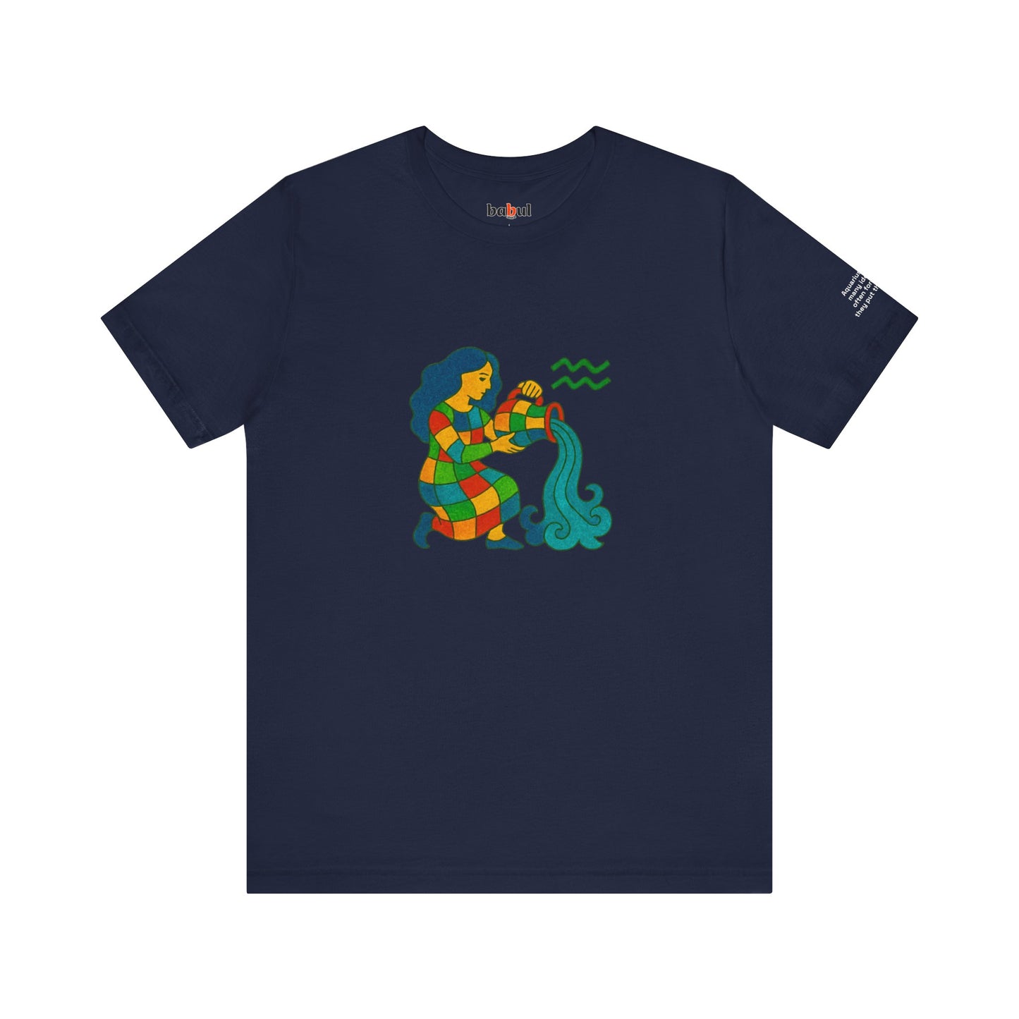 AQUARIUS - T-shirt, The Zodiac Signs According to Saint Phalle