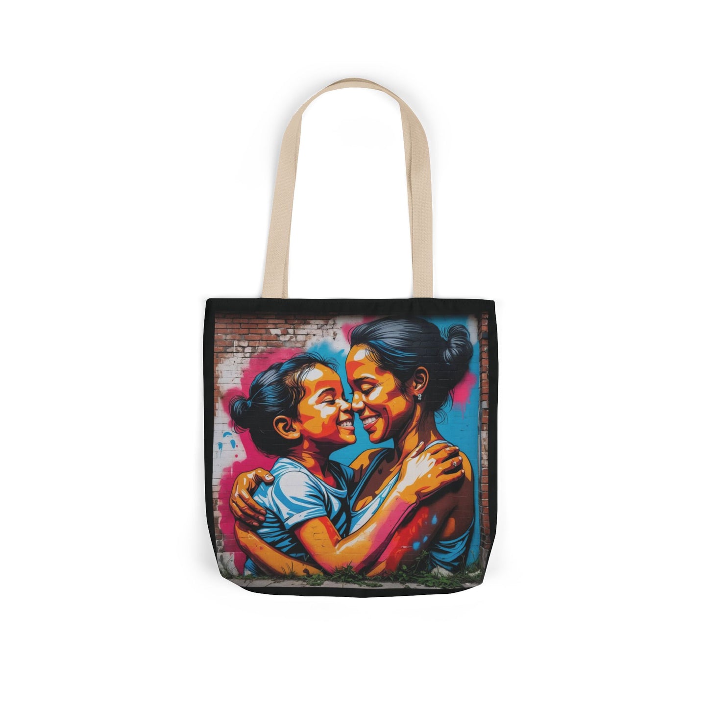 Artistic Surge - Eco-Friendly Canvas Tote Bag - SMILING HUG