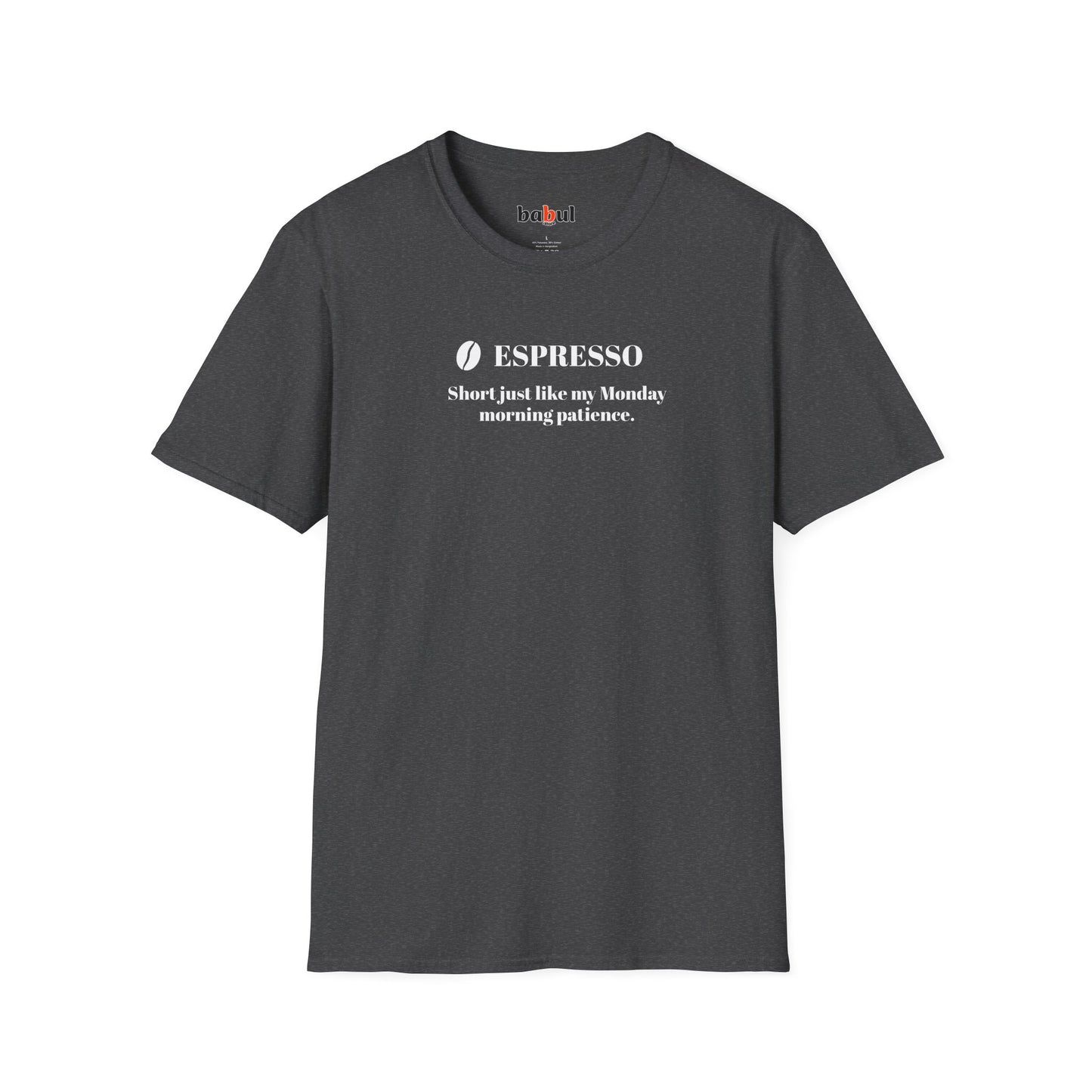 CoffeeTherapy T-Shirt – Irony Is the Best Cure (Right After Coffee)