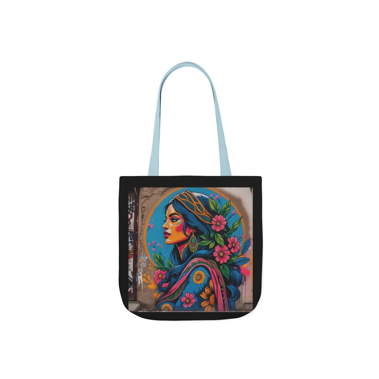 Artistic Surge - Eco-Friendly Canvas Tote Bag - FLOWERED WOMAN
