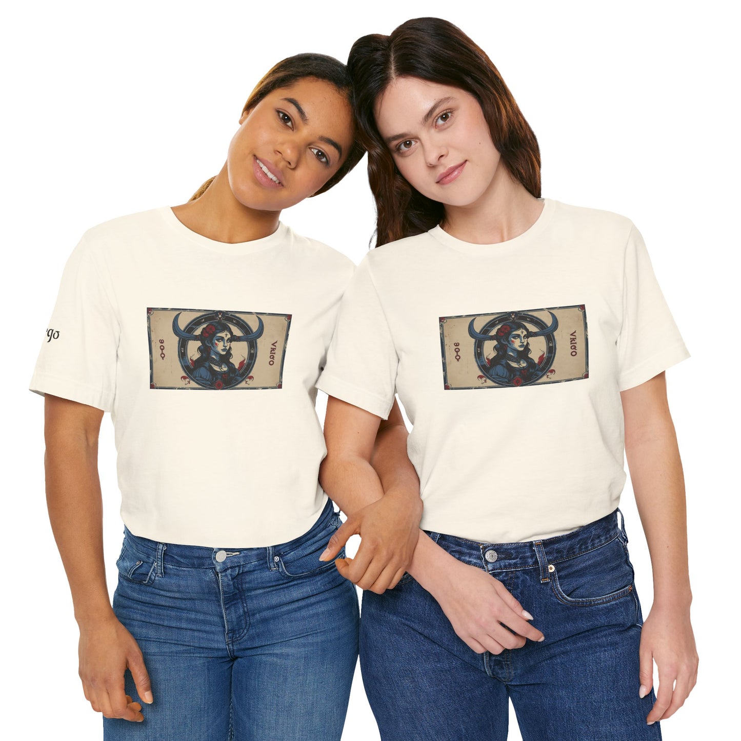 Virgo - Gothic Zodiac T-Shirt. Zodiac in the Shadows