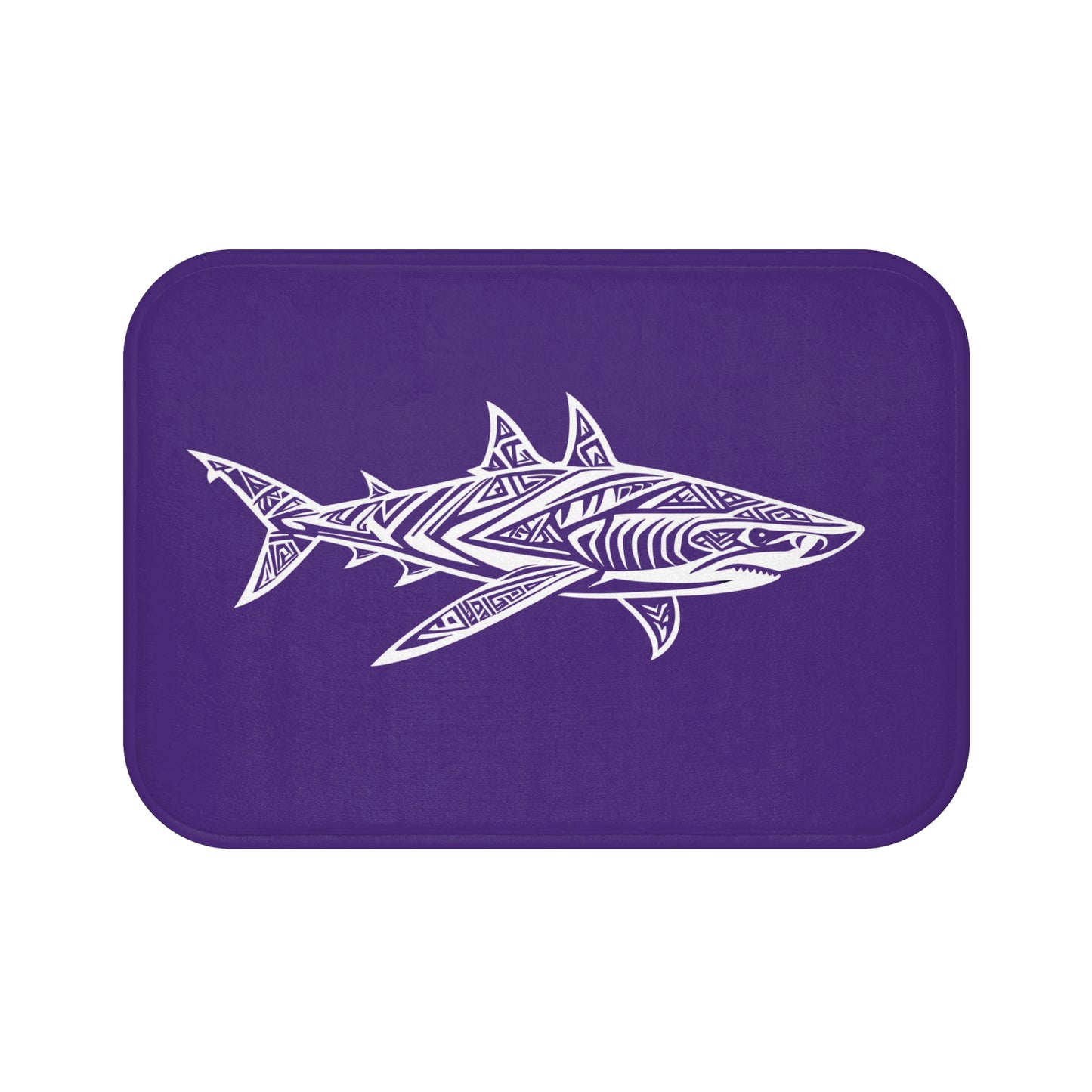 Tribal Bath Mat. Ocean Energy, Tribal Style