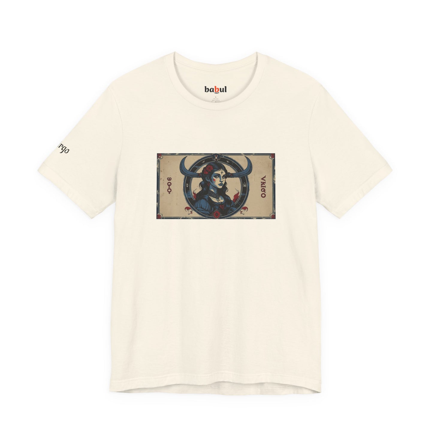Virgo - Gothic Zodiac T-Shirt. Zodiac in the Shadows