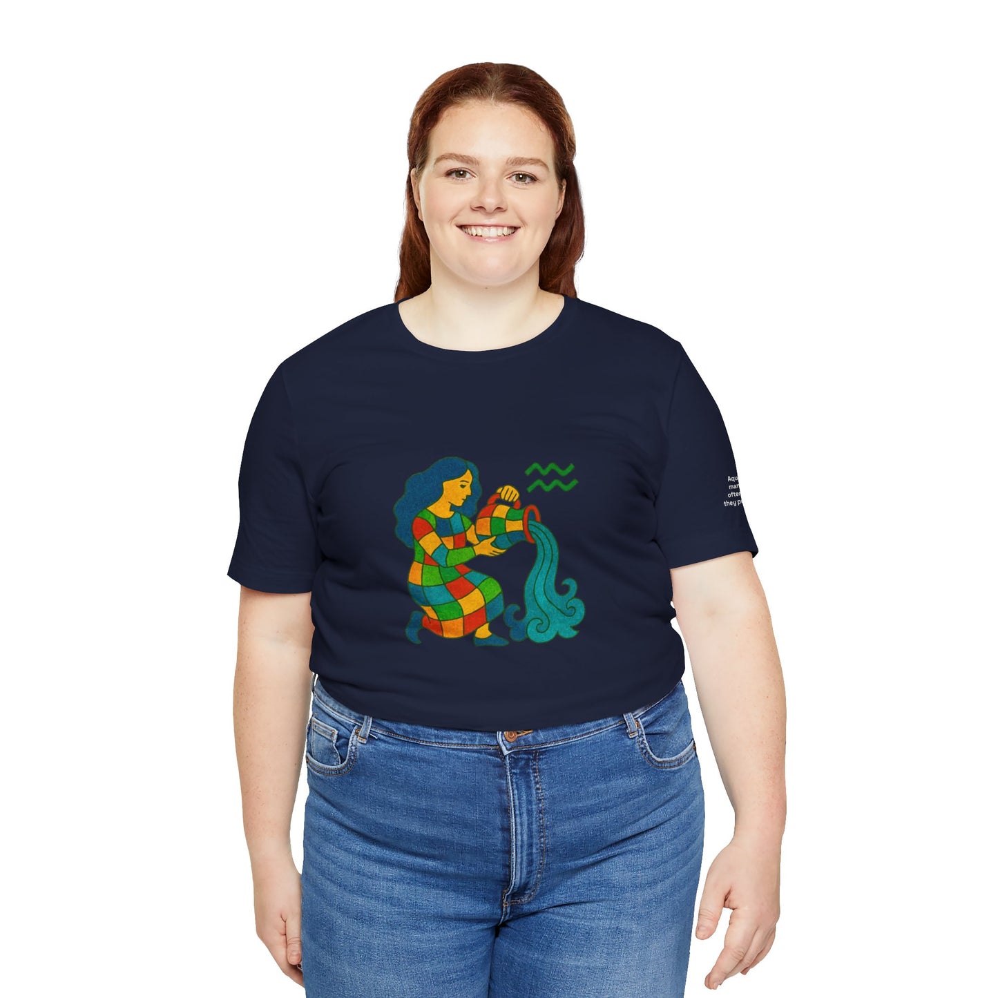 AQUARIUS - T-shirt, The Zodiac Signs According to Saint Phalle