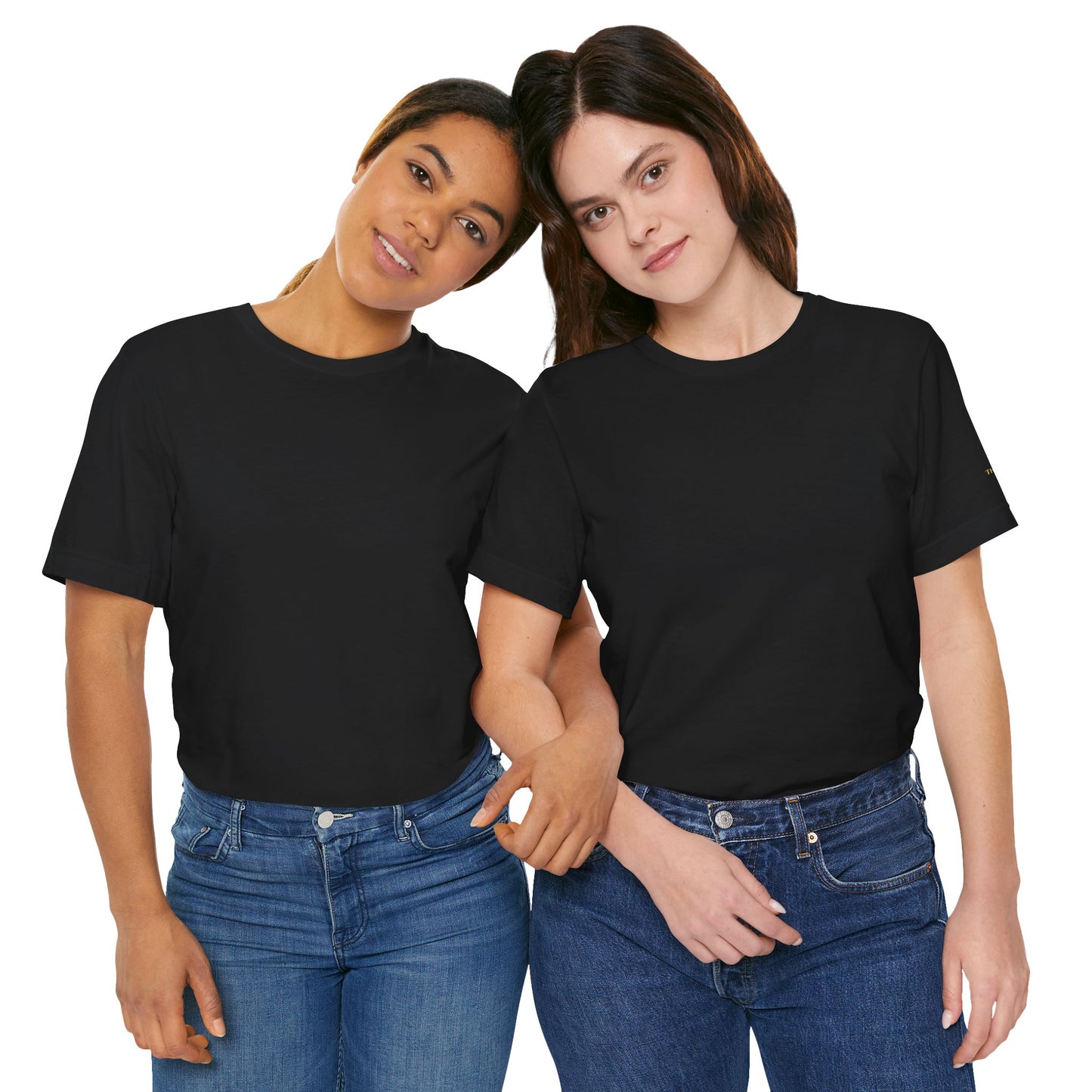 Deer – The Gentle Strength - Magic Animals T-Shirt Black Only (graphic on the back)