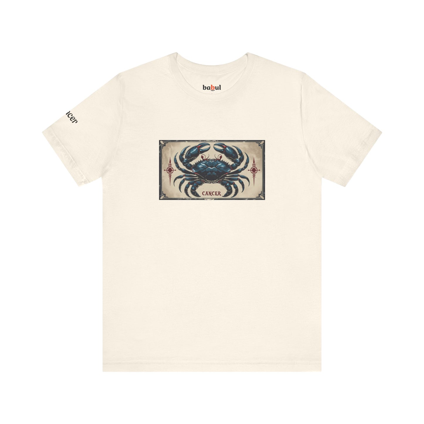 Cancer - Gothic Zodiac T-Shirt. Zodiac in the Shadows