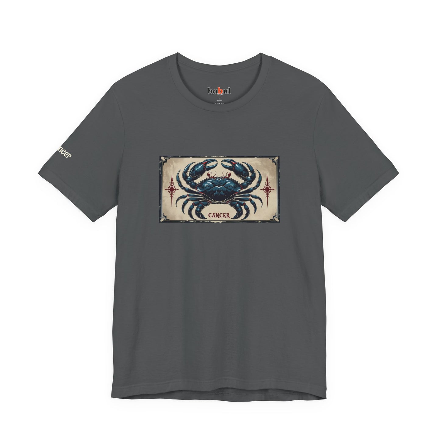Cancer - Gothic Zodiac T-Shirt. Zodiac in the Shadows