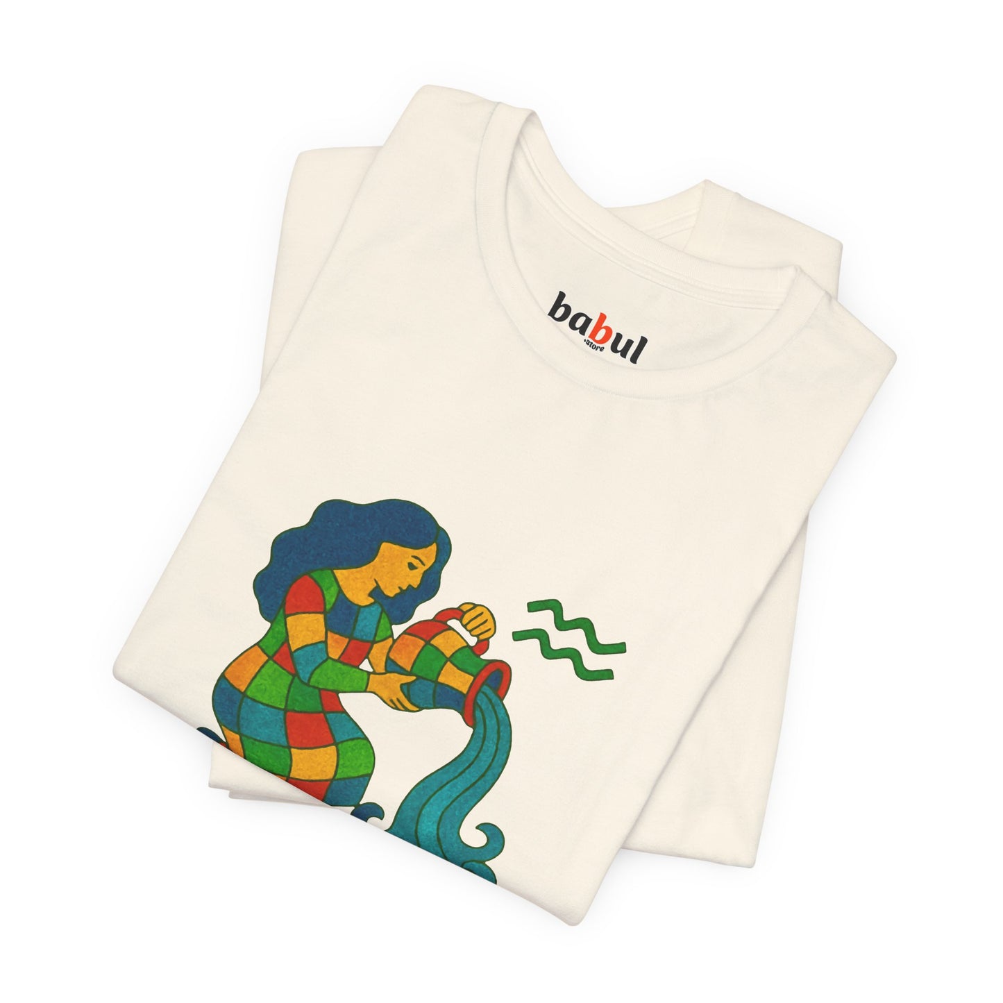 AQUARIUS - T-shirt, The Zodiac Signs According to Saint Phalle