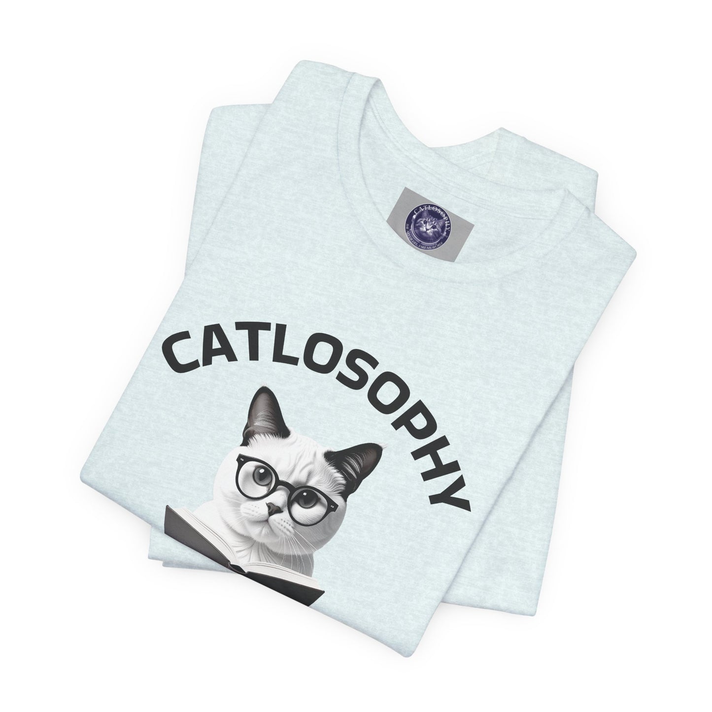 Catlosophy Unisex Jersey Short Sleeve Tee – "The Key to Life" Design