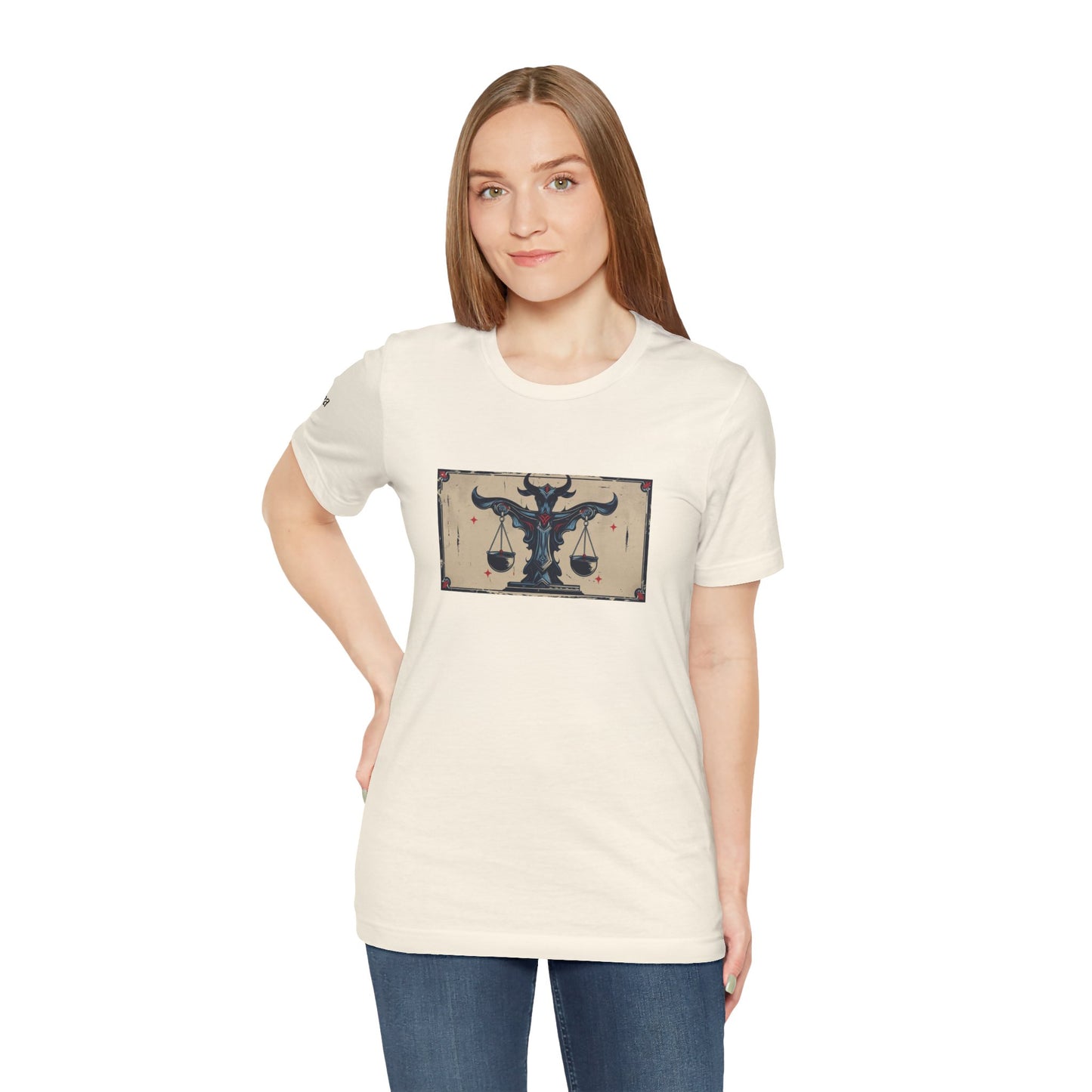 Libra - Gothic Zodiac T-Shirt. Zodiac in the Shadows