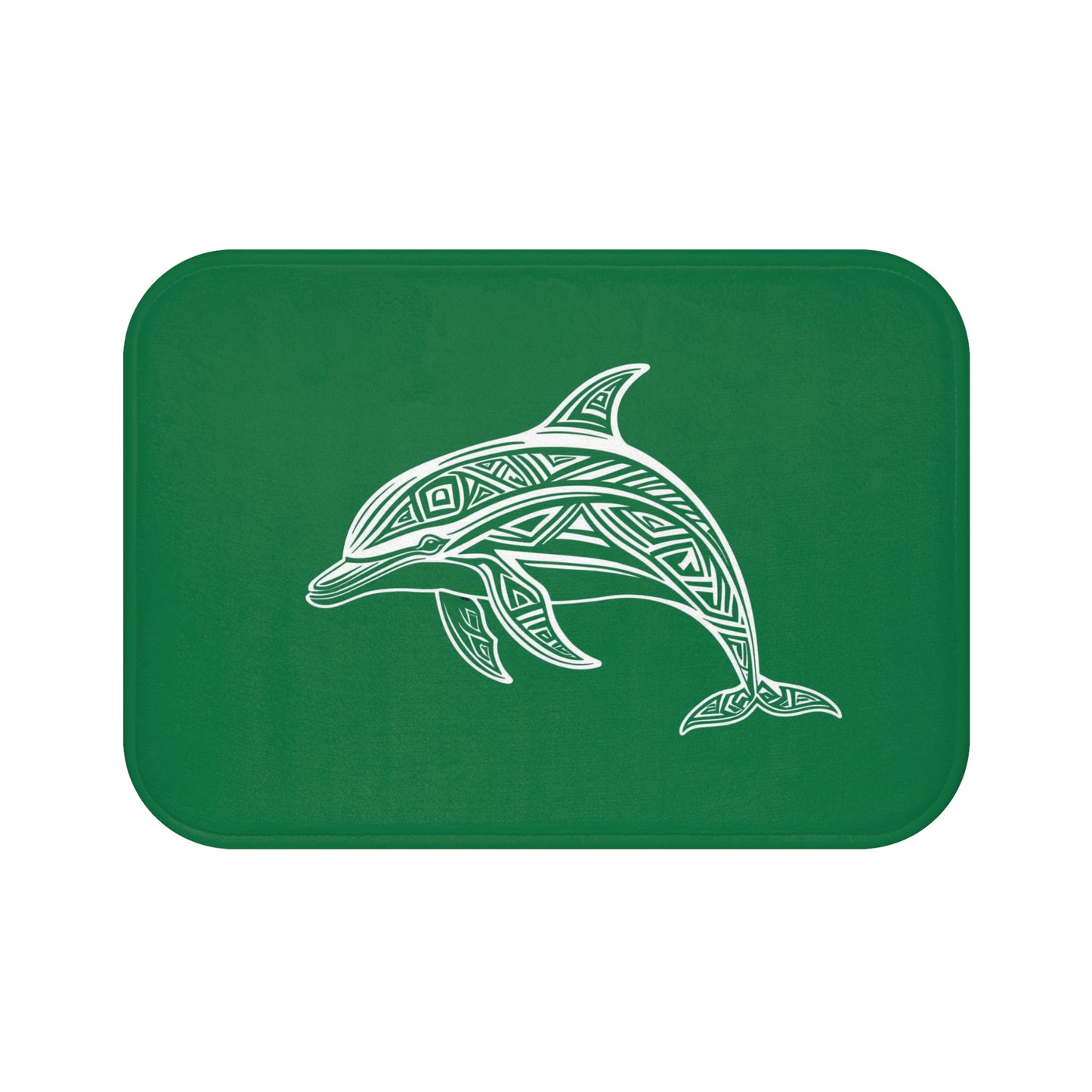 Tribal Bath Mat. Ocean Energy, Tribal Style