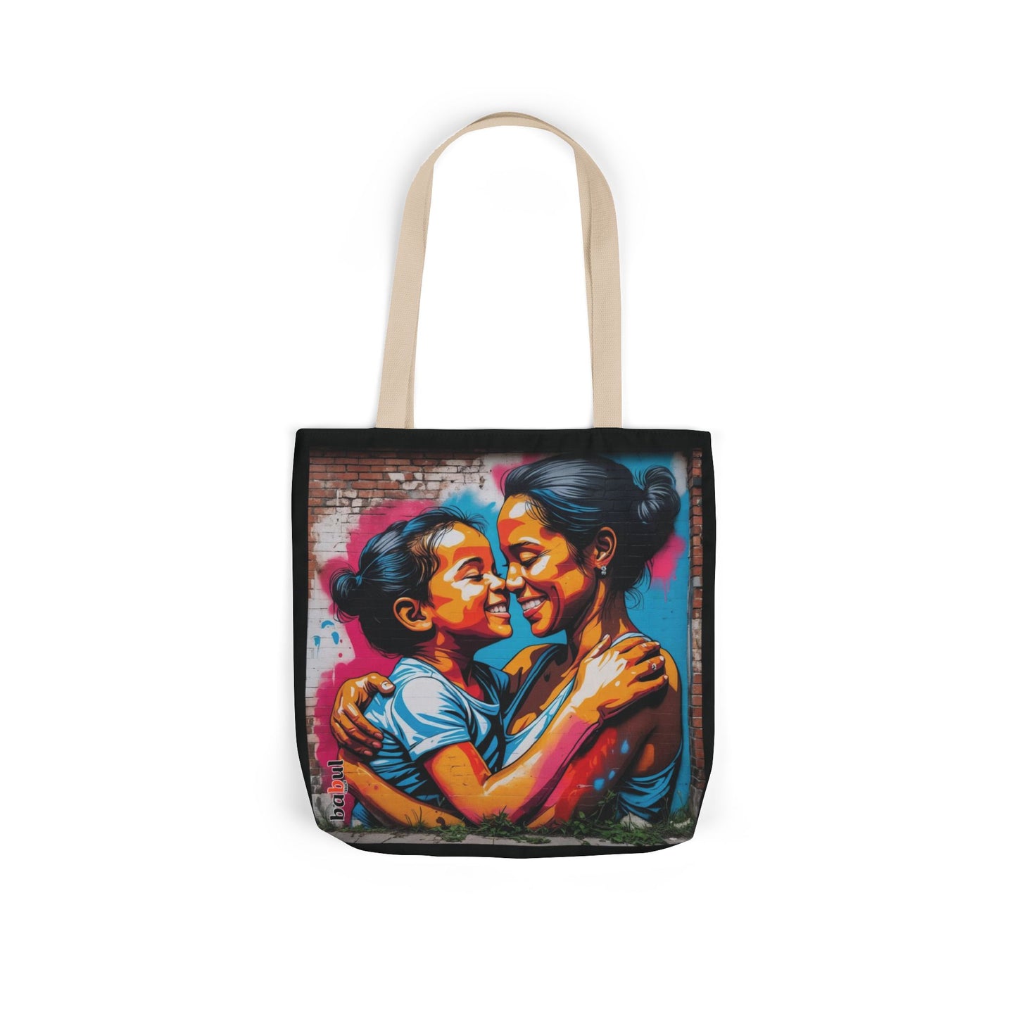 Artistic Surge - Eco-Friendly Canvas Tote Bag - SMILING HUG