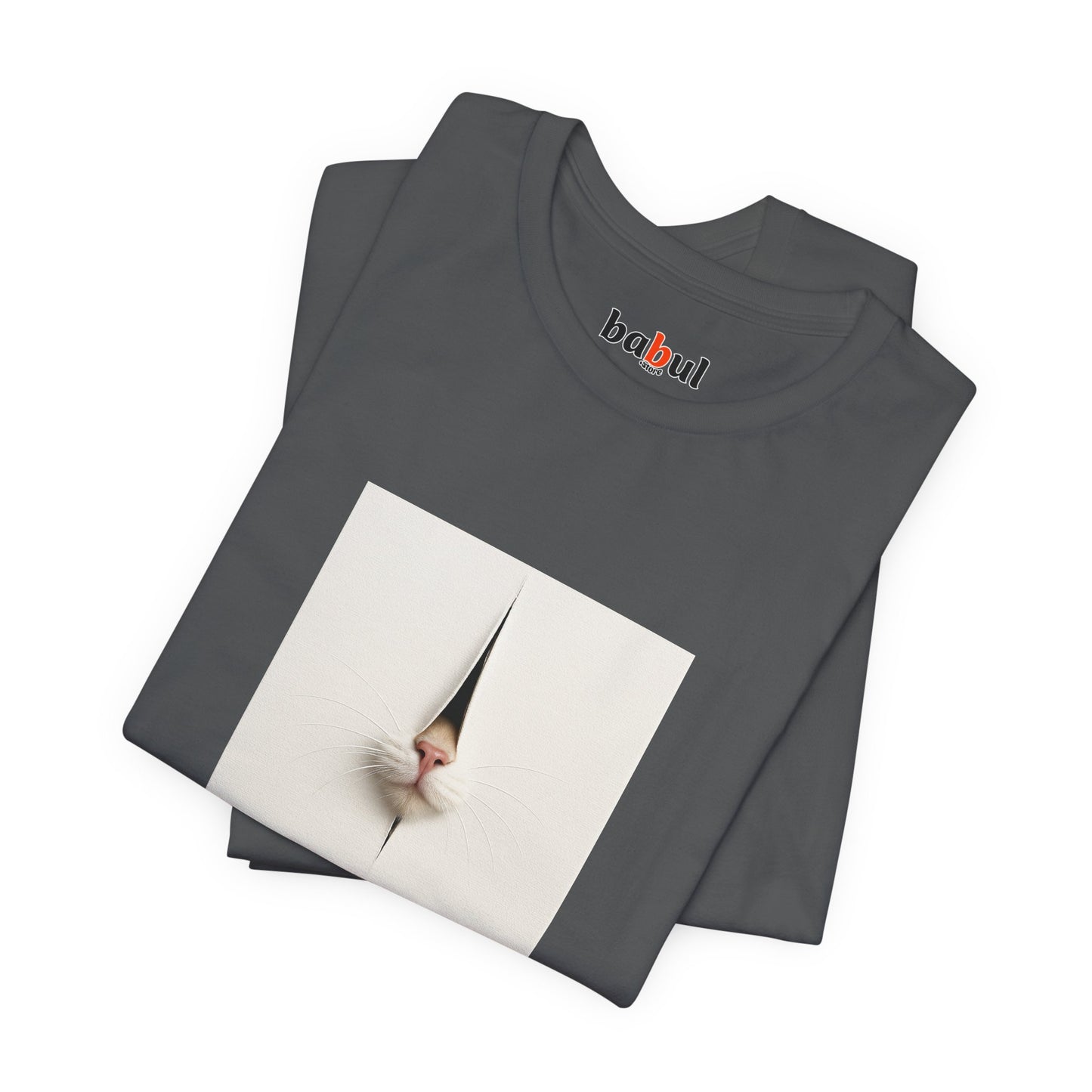 CATART Unisex Jersey Cat T-Shirt - FONTANA - Iconic Painting Reimagined with Cats