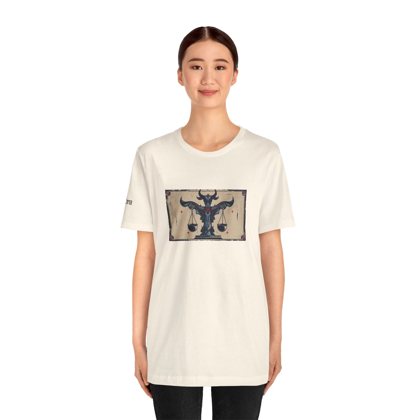 Libra - Gothic Zodiac T-Shirt. Zodiac in the Shadows