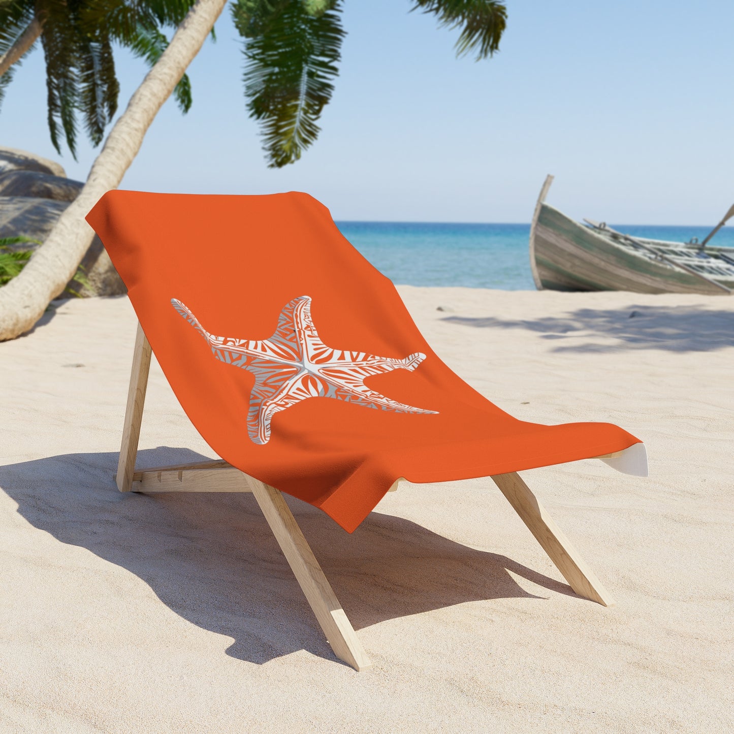 Tribal Waves Beach Towel - STARFISH