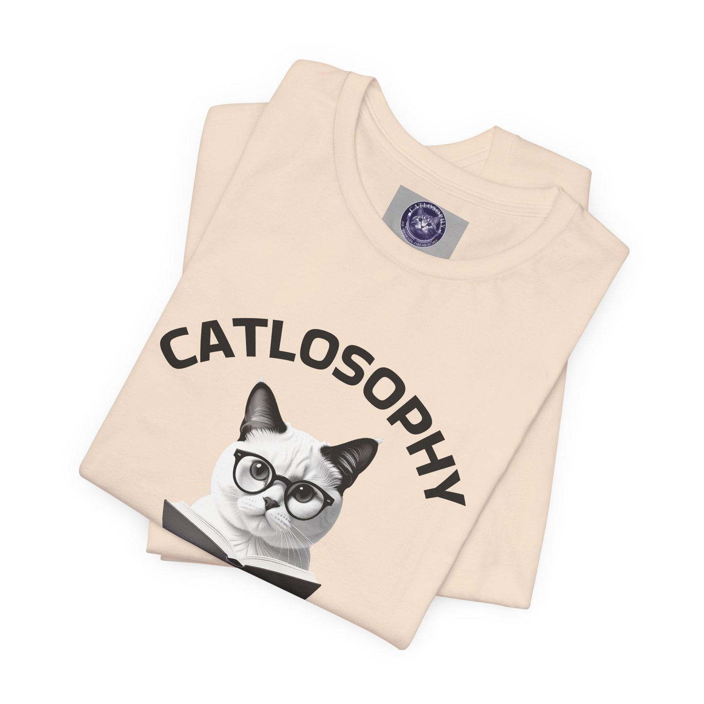 Catlosophy Unisex Jersey Short Sleeve Tee – "The Key to Life" Design