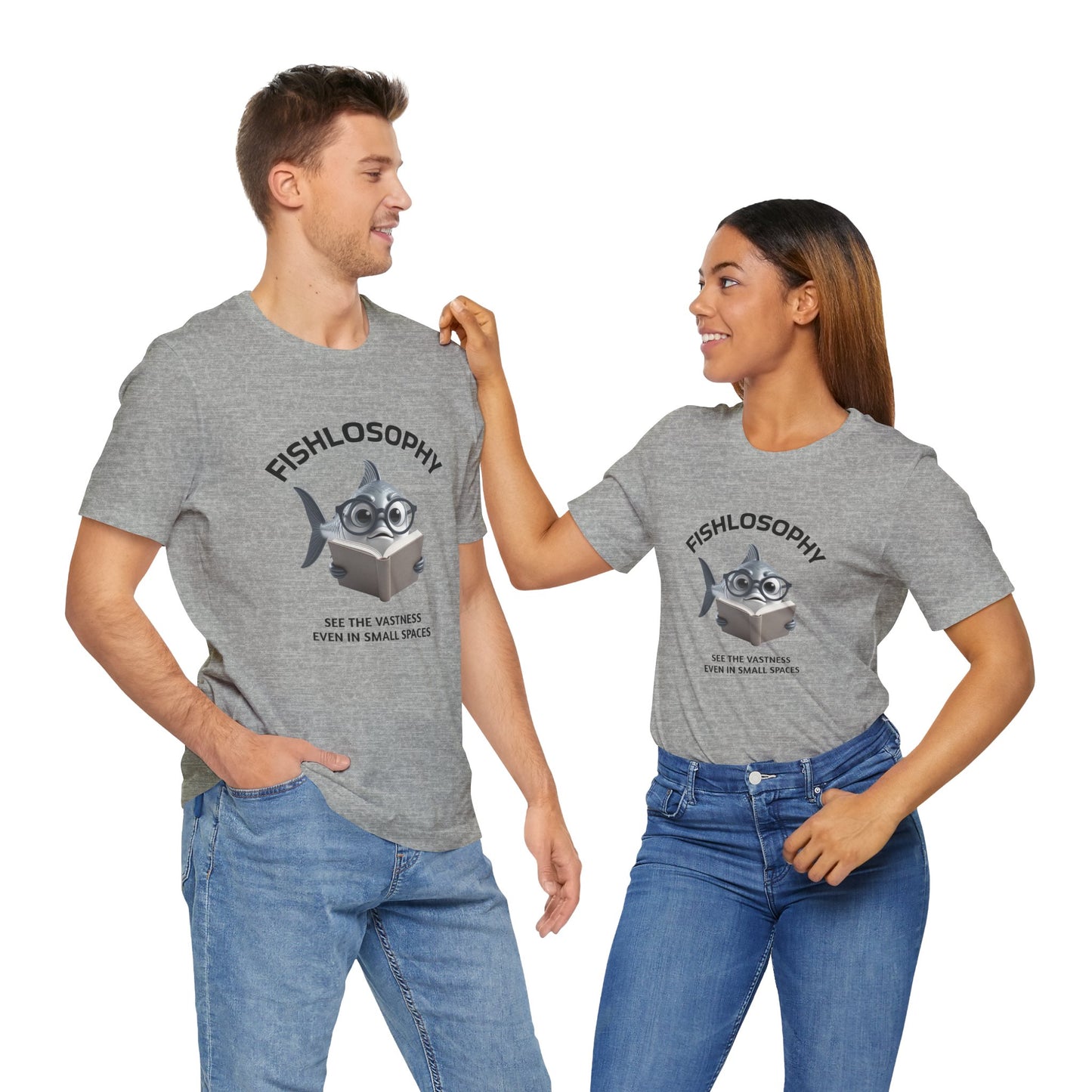 Fishlosophy Unisex Jersey Short Sleeve Tee – See the vastness even in small spaces