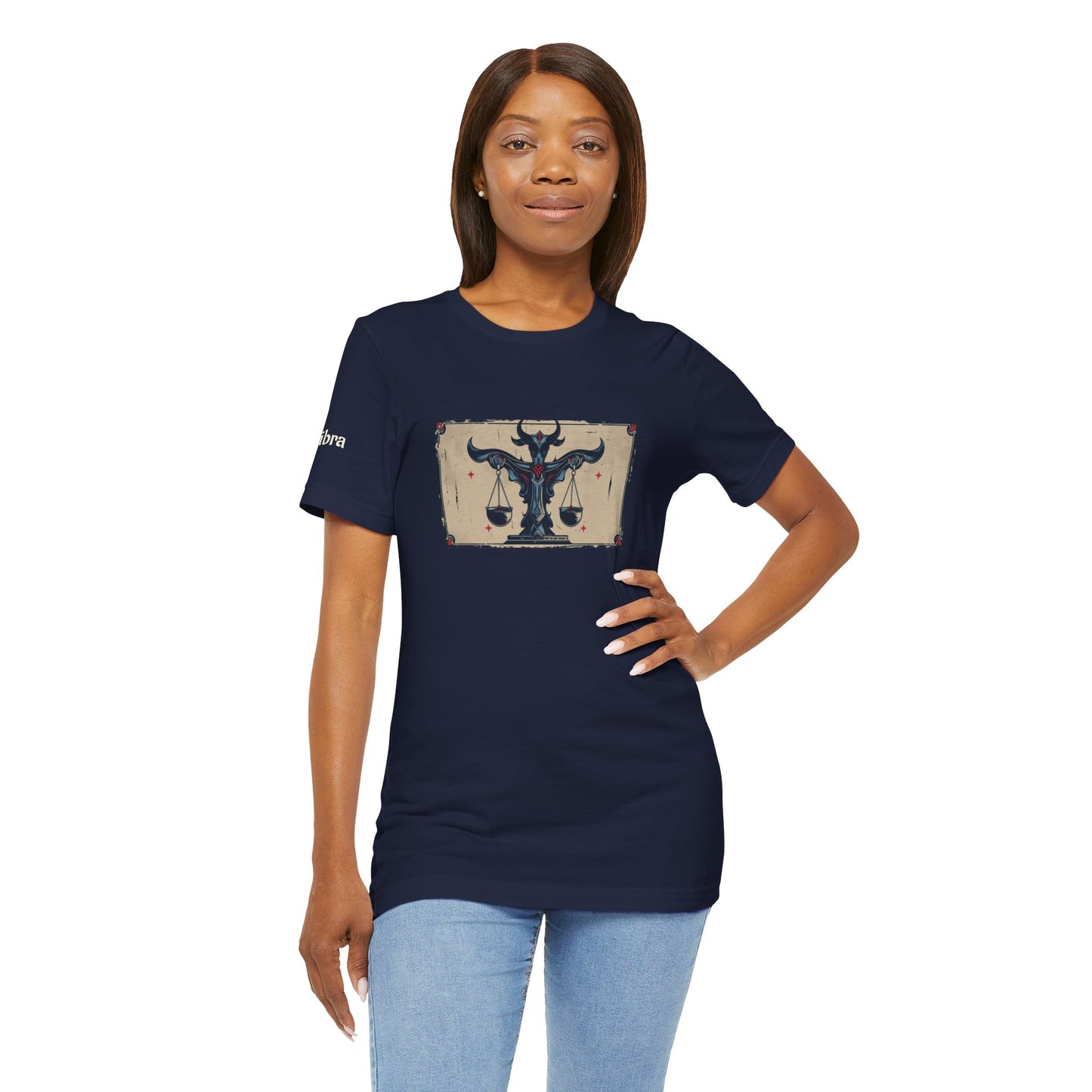 Libra - Gothic Zodiac T-Shirt. Zodiac in the Shadows