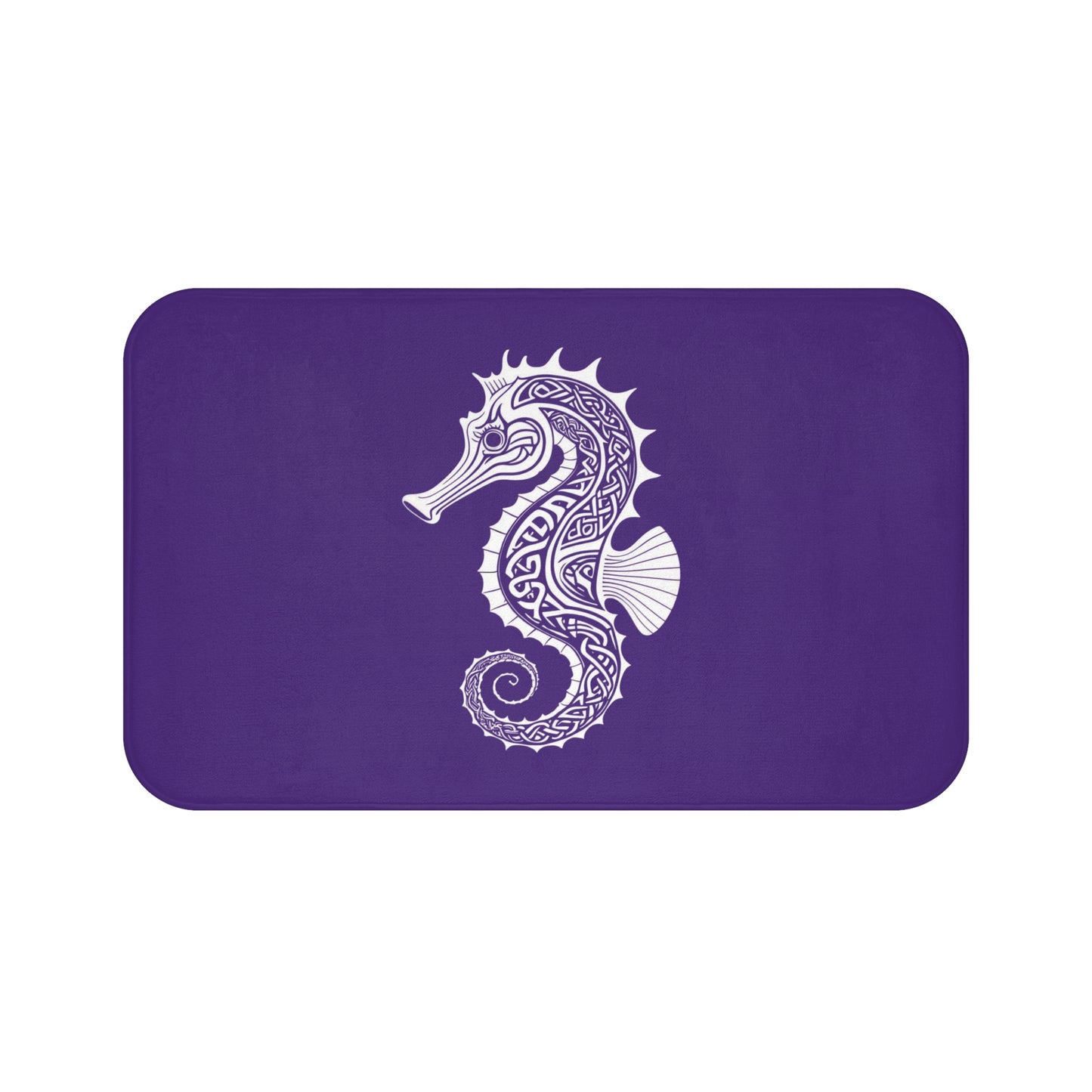 Tribal Bath Mat. Ocean Energy, Tribal Style