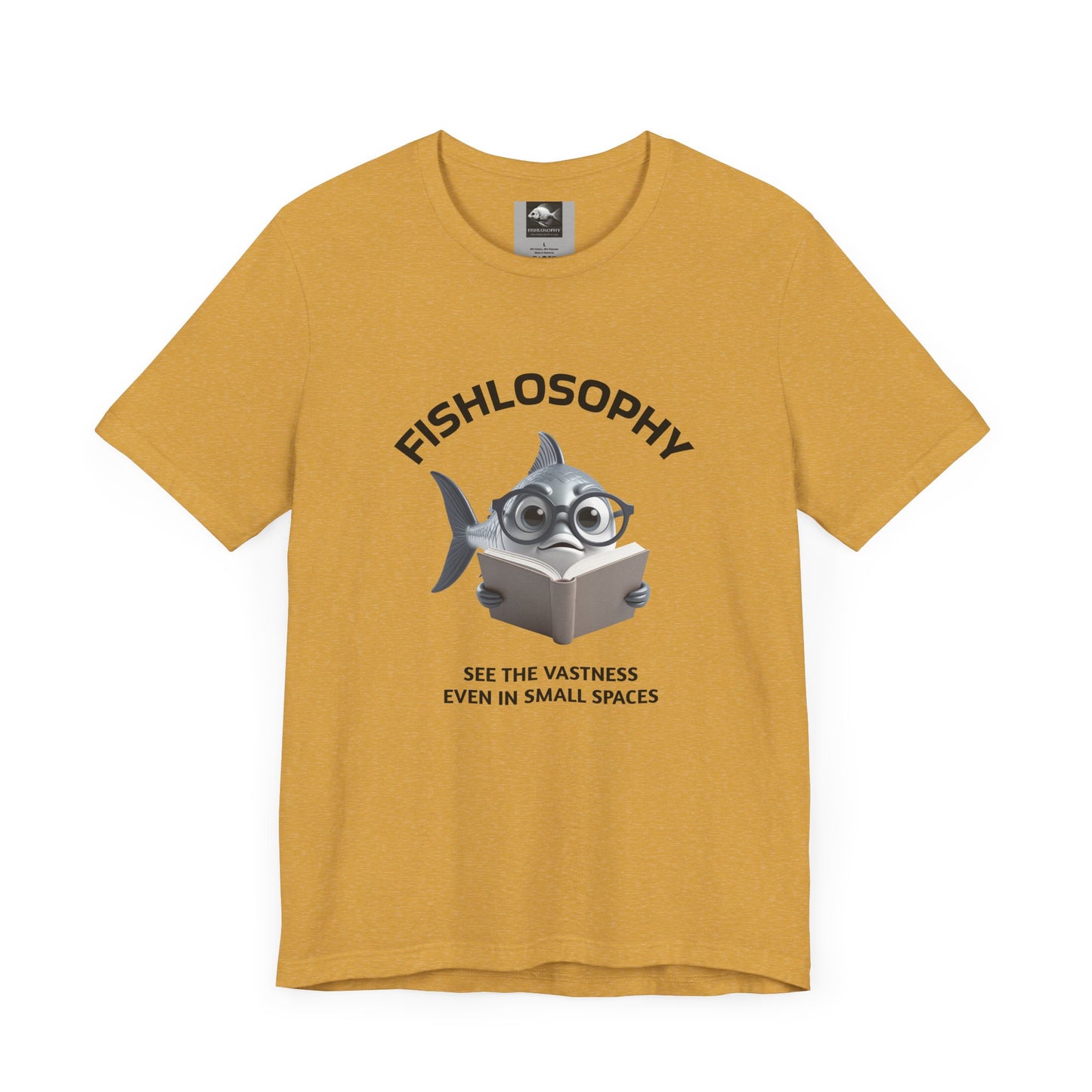 Fishlosophy Unisex Jersey Short Sleeve Tee – See the vastness even in small spaces