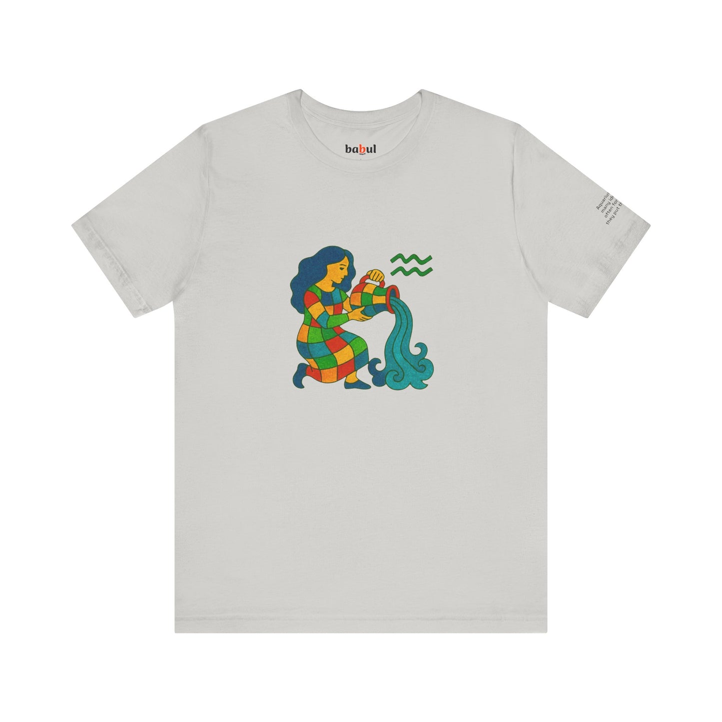 AQUARIUS - T-shirt, The Zodiac Signs According to Saint Phalle