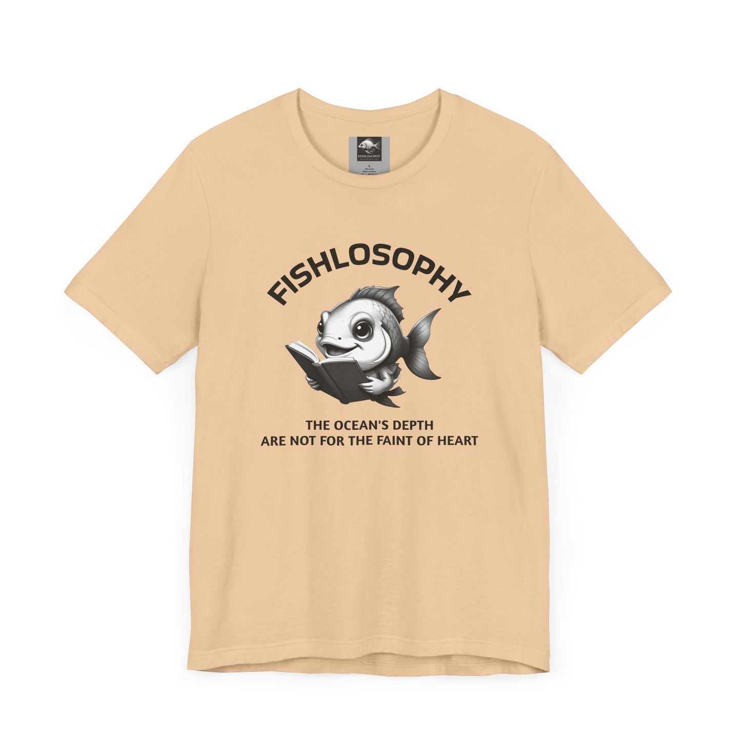 Fishlosophy Unisex Jersey Short Sleeve Tee – The Ocean' depth is not for the faint of heart