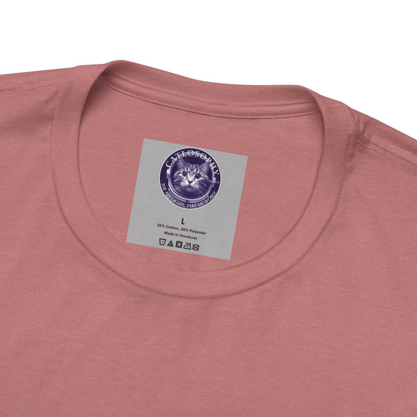 Catlosophy Unisex Jersey Short Sleeve Tee – "Be mysterious" Design