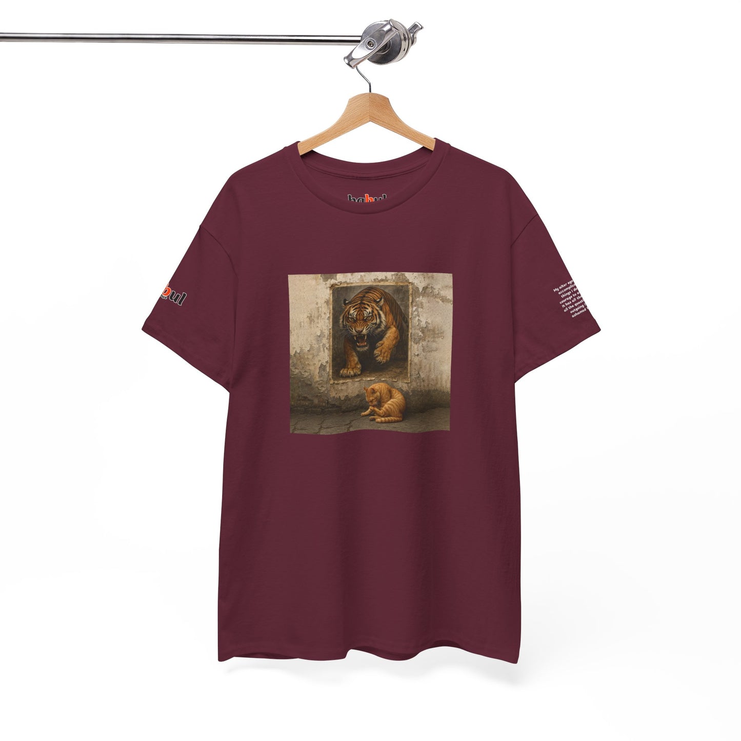 Rebel Graphic Tee - Unisex Heavy Cotton T-Shirt for the Wild at Heart. Rebel Tees, Born to Be Worn