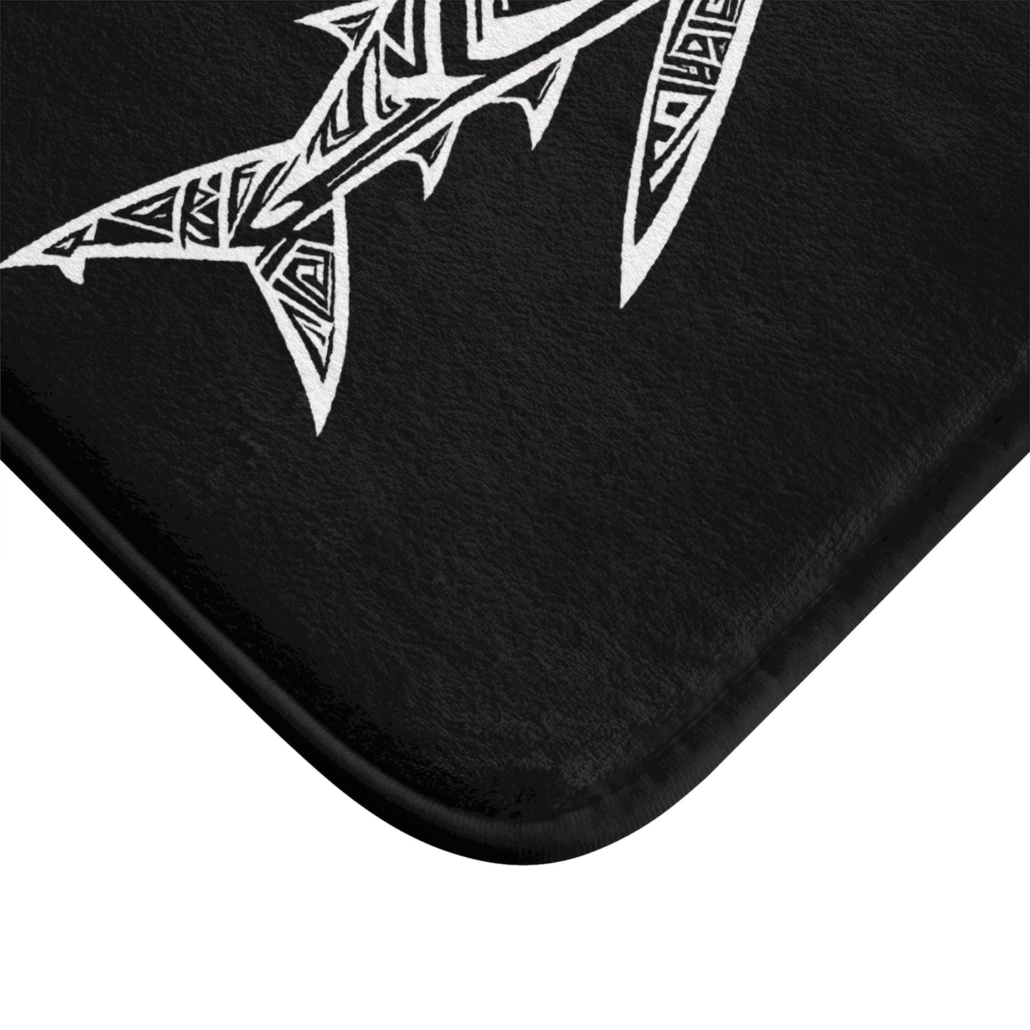 Tribal Bath Mat. Ocean Energy, Tribal Style