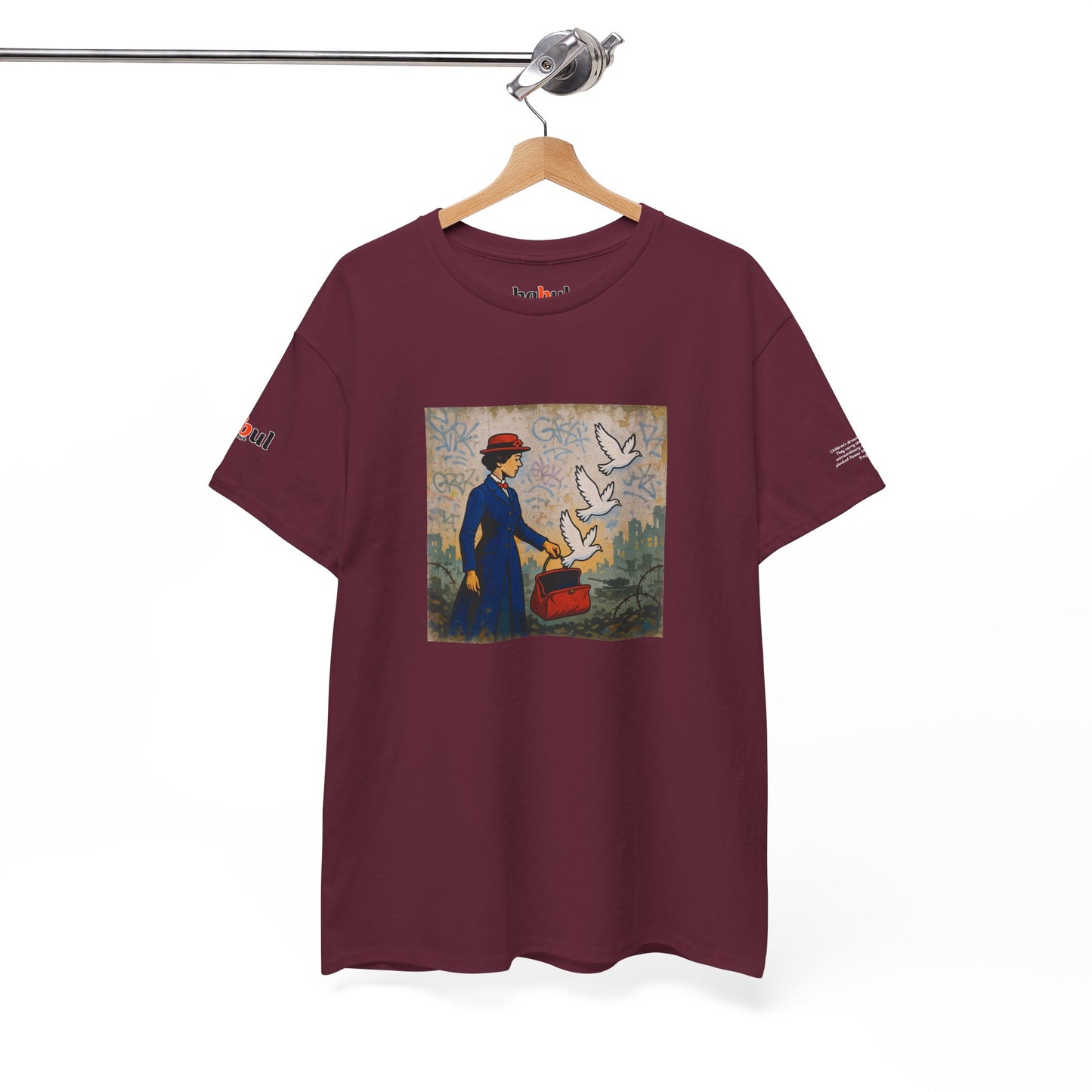 Rebel Graphic Tee - Unisex Heavy Cotton T-Shirt for the Wild at Heart. Rebel Tees, Born to Be Worn