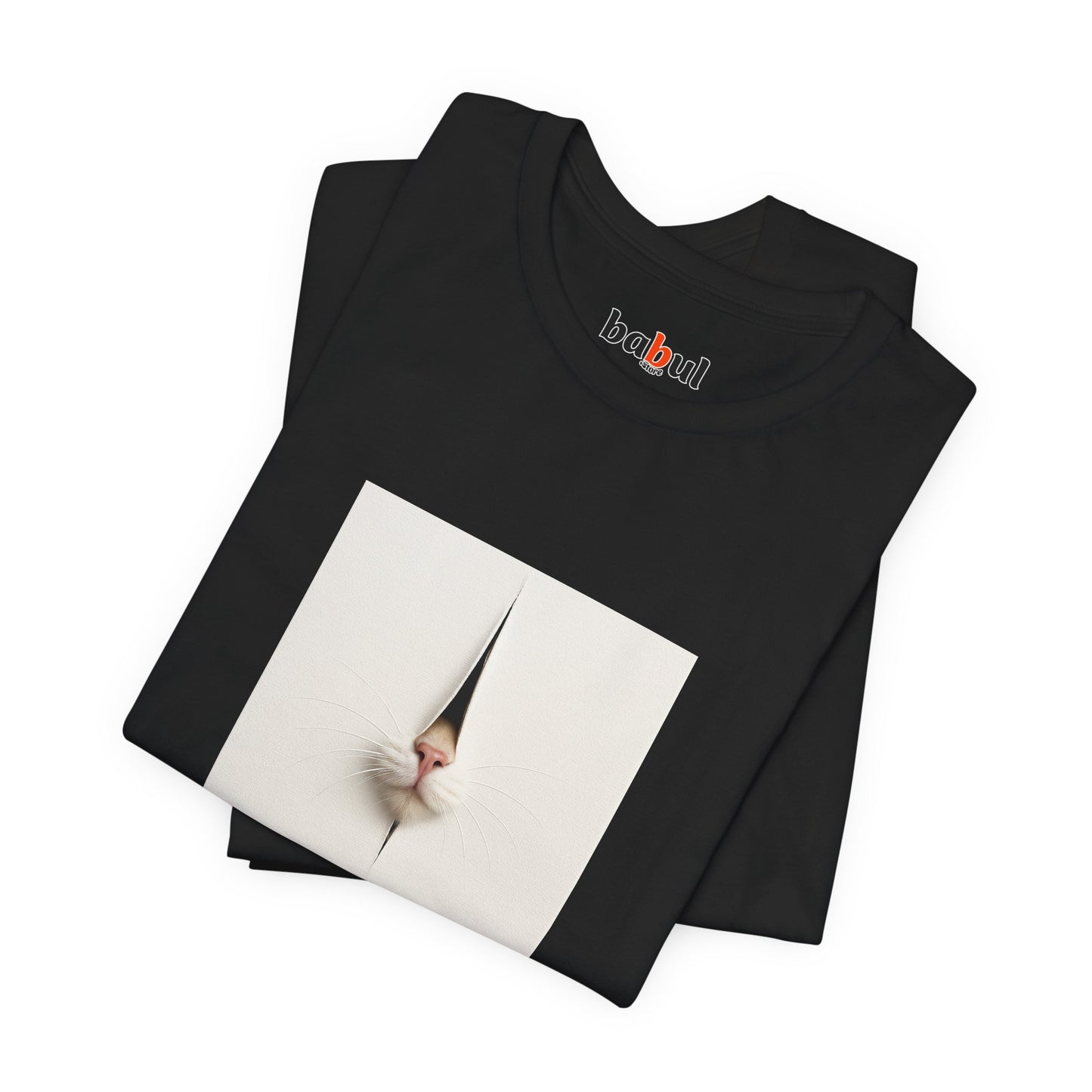 CATART Unisex Jersey Cat T-Shirt - FONTANA - Iconic Painting Reimagined with Cats