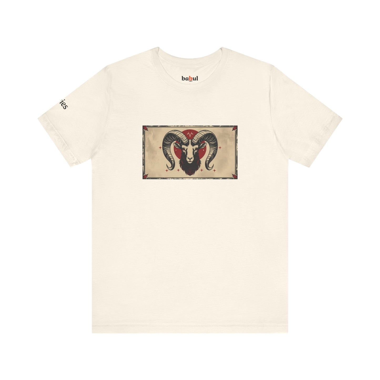 Aries - Gothic Zodiac T-Shirt. Zodiac in the Shadows