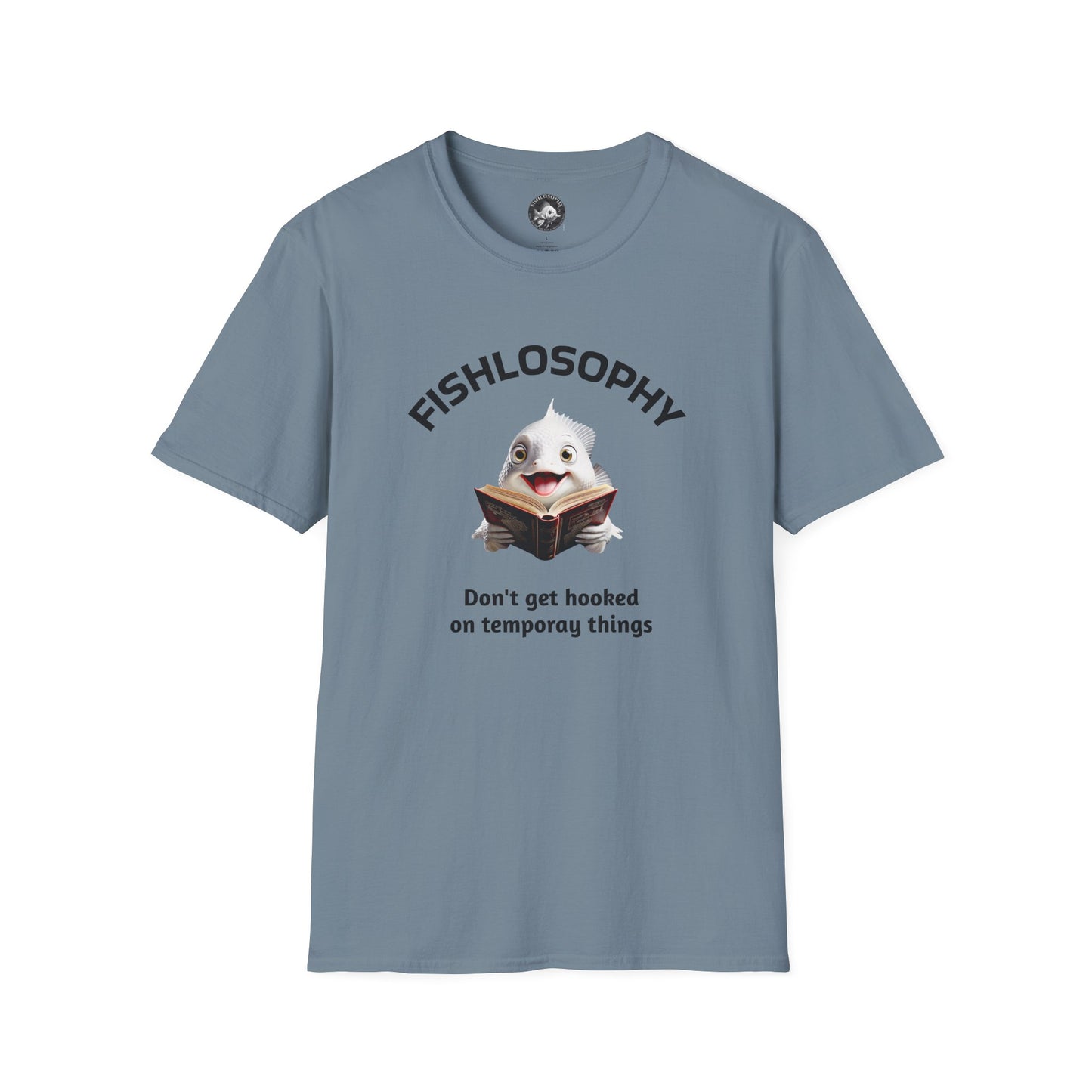 Fishlosophy Unisex T-Shirt - Ocean Vibes and Life's Questions Design - PEARLS OF WISDOM FROM THE FISH WORLD
