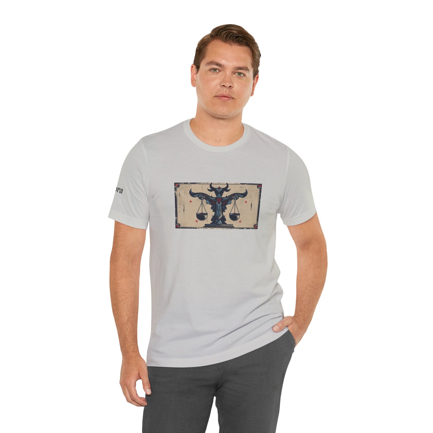 Libra - Gothic Zodiac T-Shirt. Zodiac in the Shadows