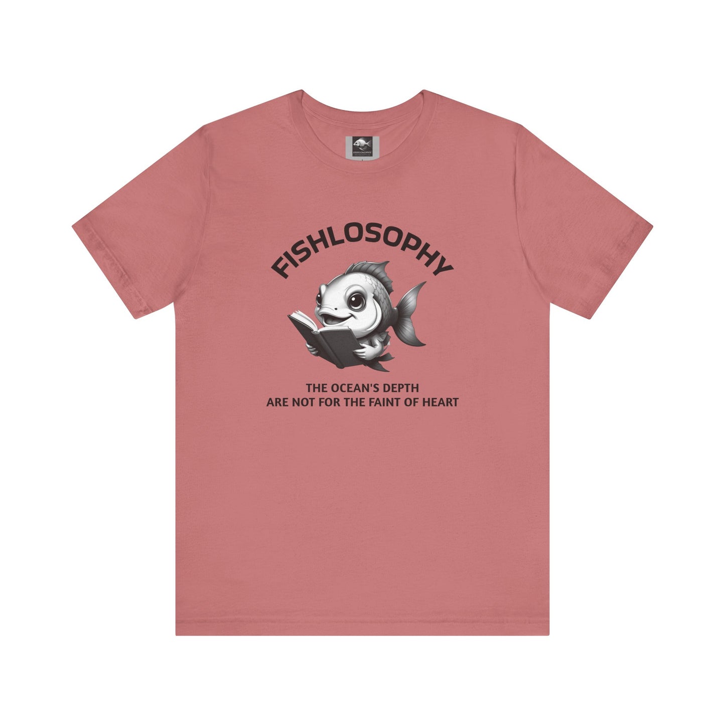 Fishlosophy Unisex Jersey Short Sleeve Tee – The Ocean' depth is not for the faint of heart