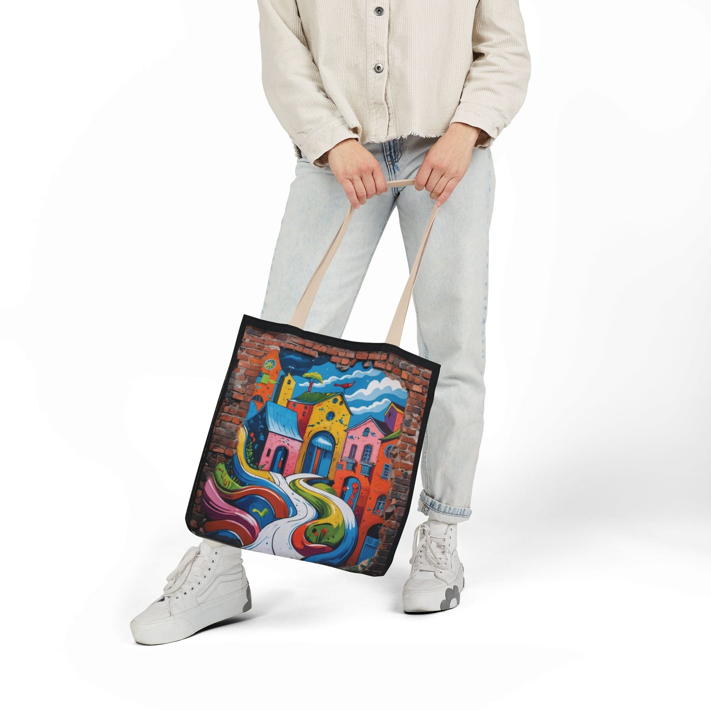 Artistic Surge - Eco-Friendly Canvas Tote Bag - HOUSES