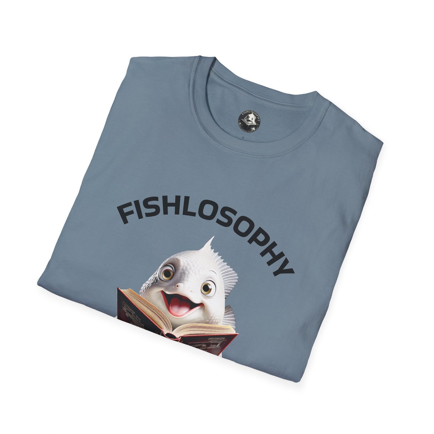 Fishlosophy Unisex T-Shirt - Ocean Vibes and Life's Questions Design - PEARLS OF WISDOM FROM THE FISH WORLD