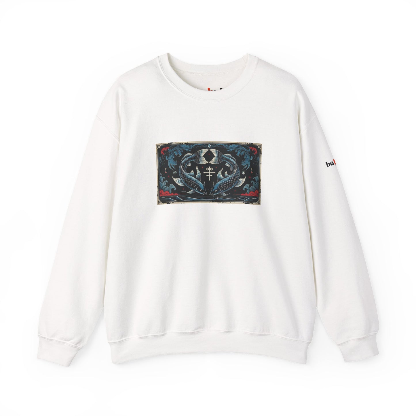 Pisces - Gothic Zodiac Blue Sweatshirt