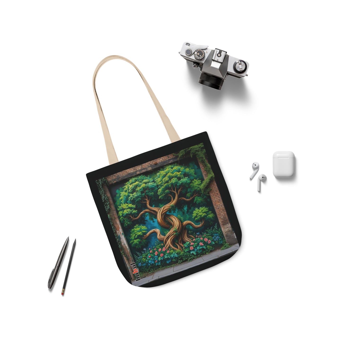 Artistic Surge - Eco-Friendly Canvas Tote Bag - TREE