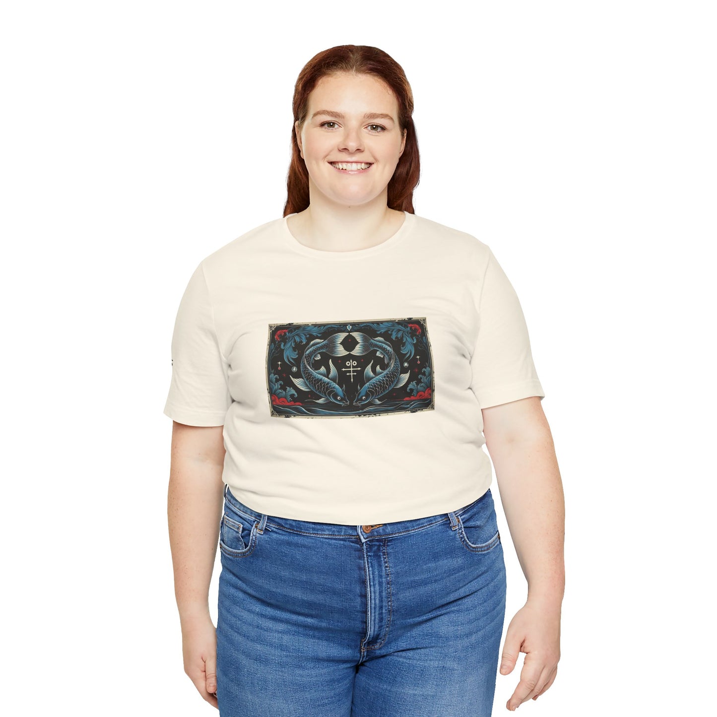 Pisces - Gothic Zodiac T-Shirt. Zodiac in the Shadows