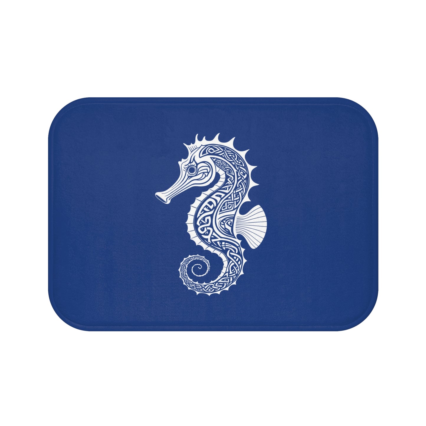 Tribal Bath Mat. Ocean Energy, Tribal Style