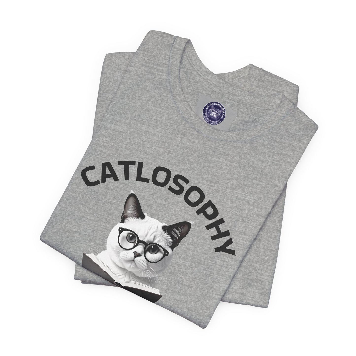 Catlosophy Unisex Jersey Short Sleeve Tee – "The Key to Life" Design