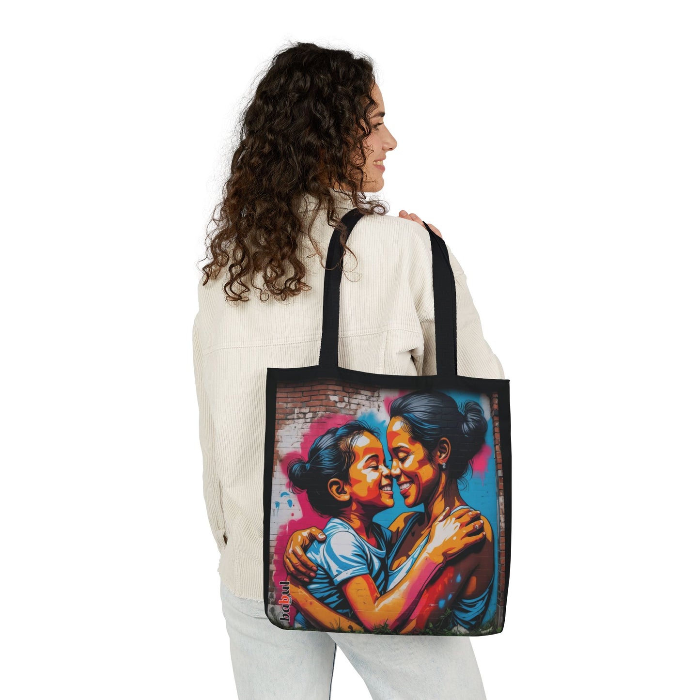 Artistic Surge - Eco-Friendly Canvas Tote Bag - SMILING HUG