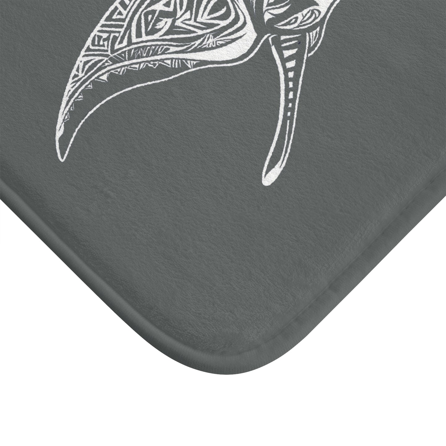 Tribal Bath Mat. Ocean Energy, Tribal Style